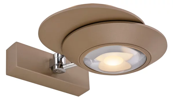 Applique da parete PURE, Oculis, dimmerabile, Bronzo / Ottone anticato, Camera da letto, Metallo, Moderno