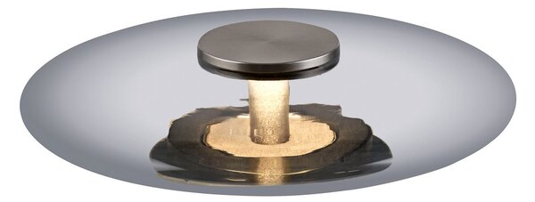 Lampade da tavolo PURE, Vitrum, dimmerabile, Grigio, Soggiorno, Vetro, Moderno