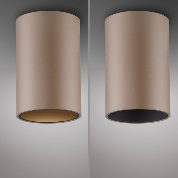 Plafoniera PURE, Point, dimmerabile, Bronzo / Ottone anticato, Bagno, Metallo, Moderno