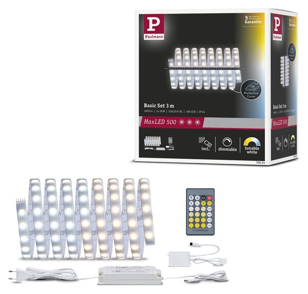 Paulmann MaxLED 500 Striscia LED bianca sintonizzabile Basisset