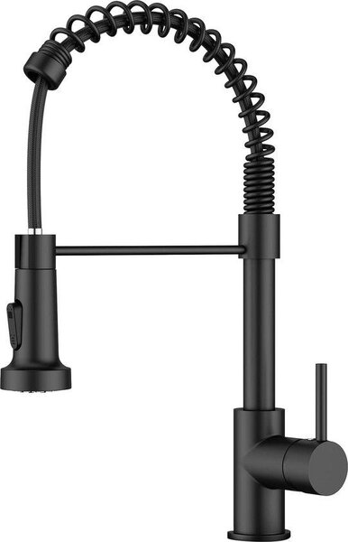 Rubinetto da cucina orientabile a 360°, in acciaio inossidabile, con doccetta estraibile, miscelatore monocomando, rubinetteria per lavello