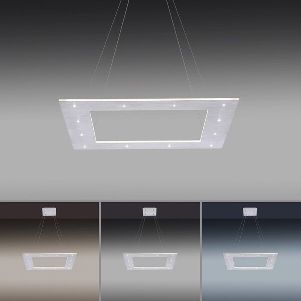 Lampada a sospensione PURE, Cosmo, dimmerabile, Metallizzato, Soggiorno, Metallo, Moderno