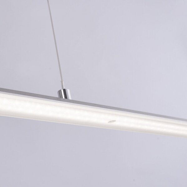Lampada a sospensione PURE, PURE Lite, dimmerabile, Grigio, Soggiorno, Alluminio, Moderno