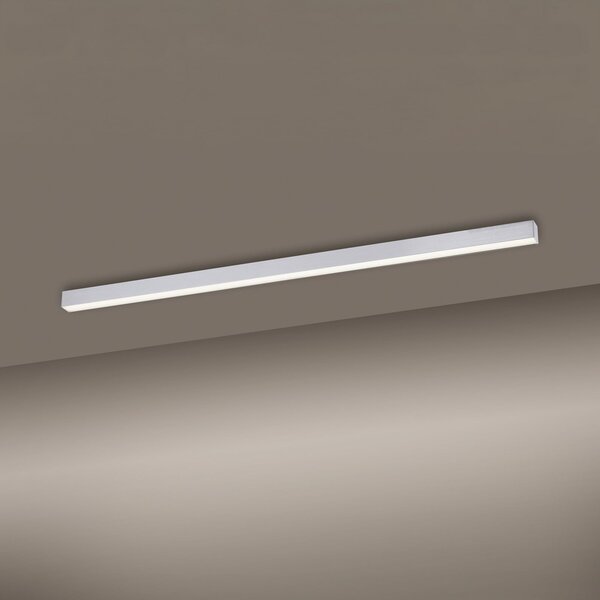 Plafoniera PURE, PURE Lines Straight, dimmerabile, Metallizzato, Soggiorno, Metallo, Moderno