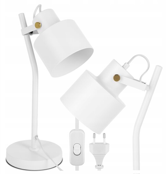 Lampada da tavolo 1xE27/40W/230V bianca
