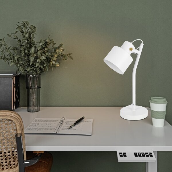 Lampada da tavolo 1xE27/40W/230V bianca