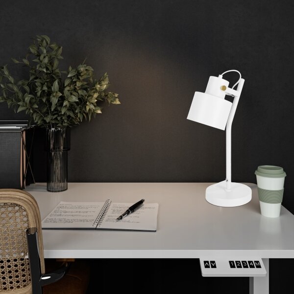 Lampada da tavolo 1xE27/40W/230V bianca