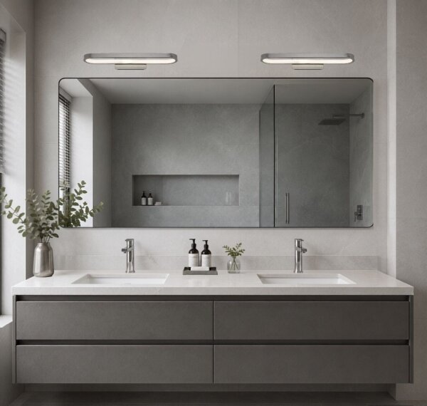 Rabalux 75114 - Illuminazione a LED per specchio da bagno ODRAN LED/15W/230V IP44 40 cm