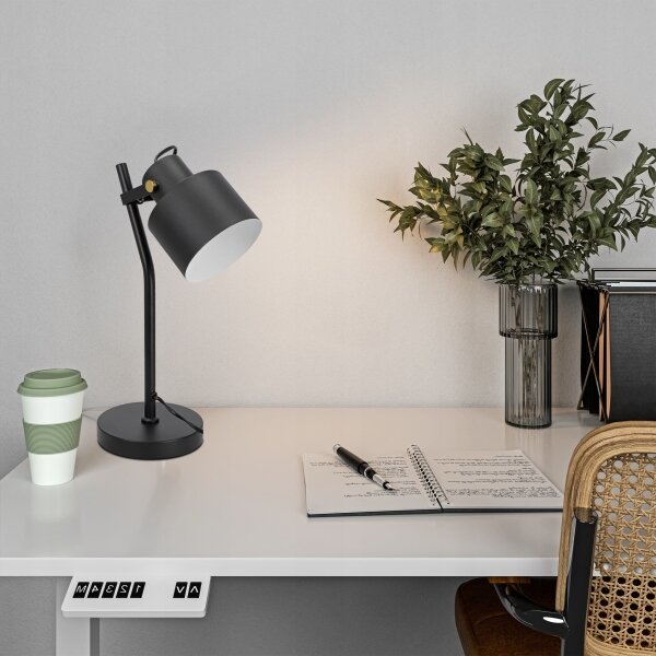 Lampada da tavolo 1xE27/40W/230V nera