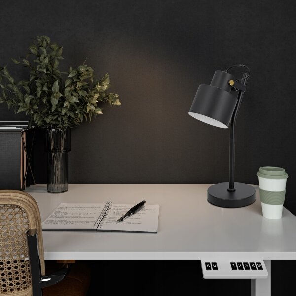 Lampada da tavolo 1xE27/40W/230V nera