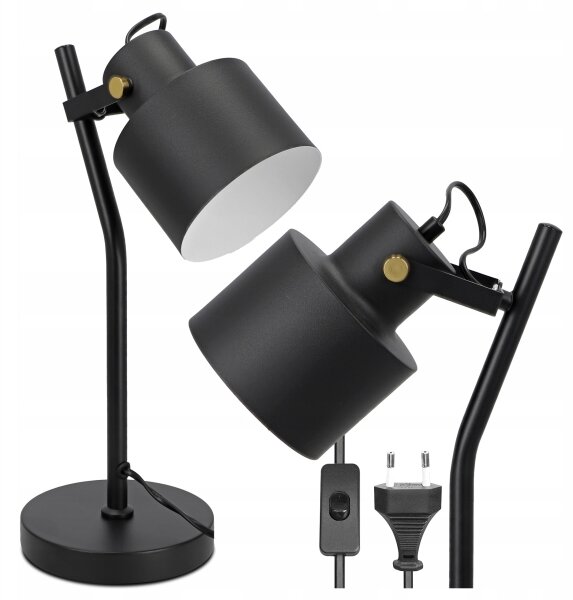 Lampada da tavolo 1xE27/40W/230V nera