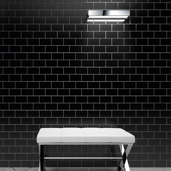 LED lampada da parete per bagno LED/9W/230V 40 cm IP44 cromo lucido