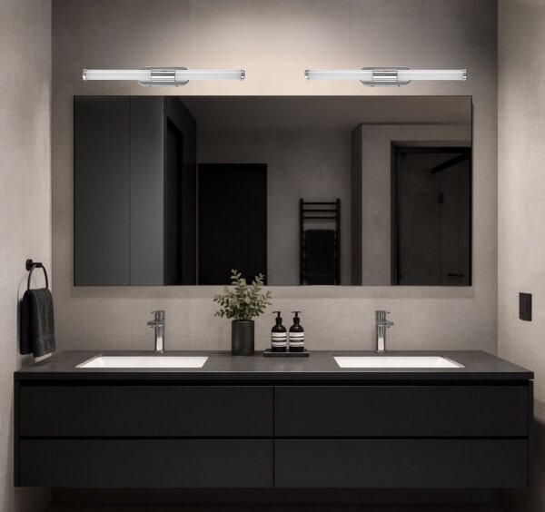 Rabalux 75094-LED Illuminazione per specchio da bagno TENEBRA 6W/230V IP44 40 cm cromo lucido