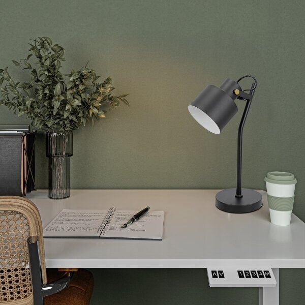 Lampada da tavolo 1xE27/40W/230V nera