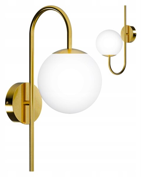 Lampada da parete 1xG9/40W/230V dorata/bianca