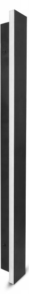LED Lampada da parete esterna LED/18W/230V 60 cm IP65 nera