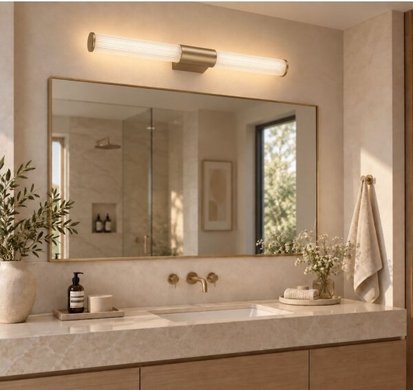 Rabalux 75105 - Illuminazione a LED per specchio del bagno CALYN LED/15W/230V IP44 dorata