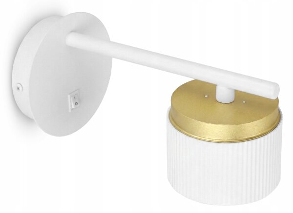 Lampada da parete 1xGX53/35W/230V bianco/oro