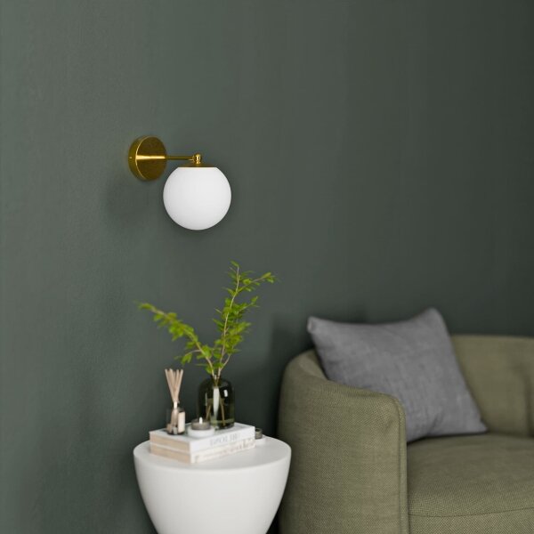 Lampada da parete 1xG9/40W/230V dorata/bianca