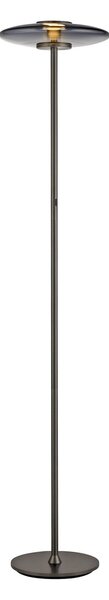 Lampada da terra PURE, Vitrum, dimmerabile, Grigio, Soggiorno, Alluminio, Moderno