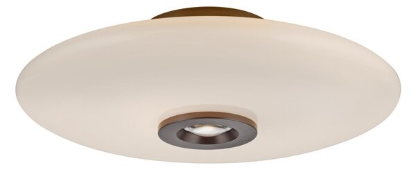 Plafoniera PURE, Vitrum, dimmerabile, Marrone / Ruggine, Soggiorno, Vetro, Moderno