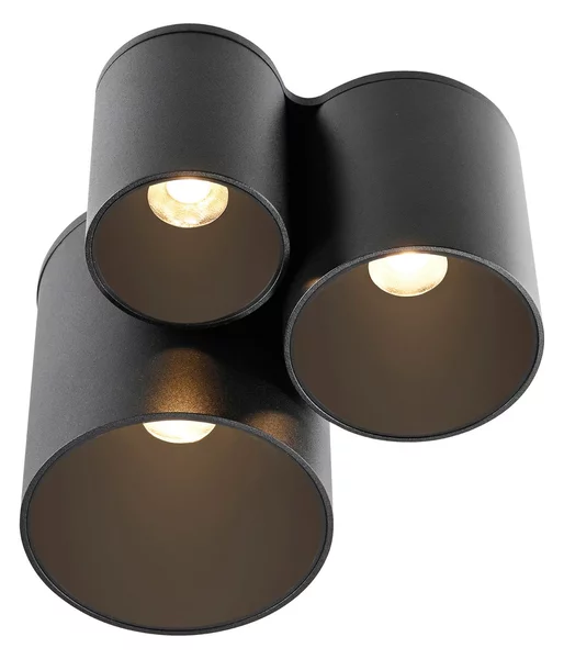 Plafoniera PURE, Point, dimmerabile, Nero, Bagno, Metallo, Moderno