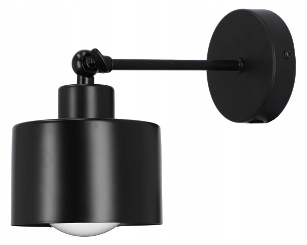 Lampada da parete 1xE27/20W/230V nera