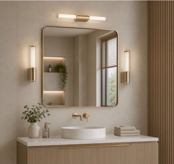 Rabalux 75104 - LED Illuminazione per specchio da bagno CALYN LED/8W/230V IP44 oro