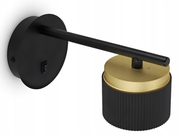Lampada da parete 1xGX53/35W/230V nero/oro