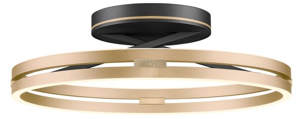 Plafoniera PURE, PURE Loop, dimmerabile, Dorato / Ottone, Soggiorno, Alluminio, Moderno