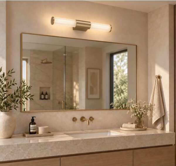 Rabalux 75104 - LED Illuminazione per specchio da bagno CALYN LED/8W/230V IP44 oro