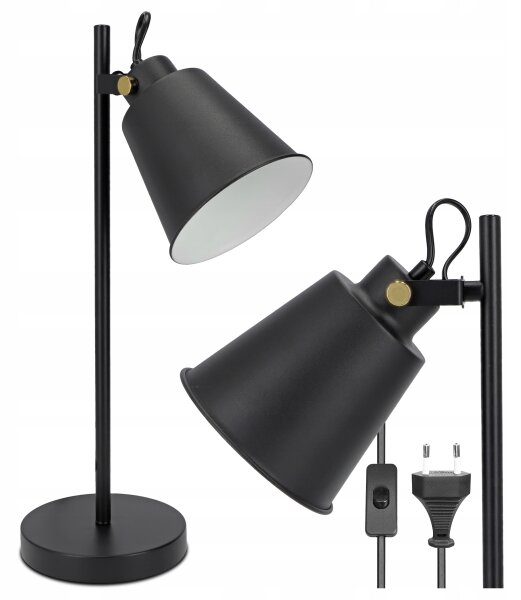 Lampada da tavolo 1xE27/40W/230V nera