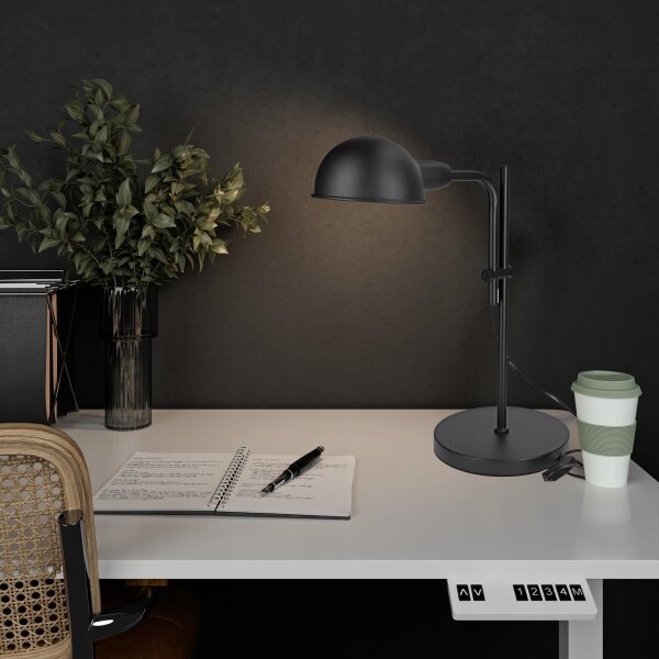 Lampada da tavolo 1xE27/40W/230V nera