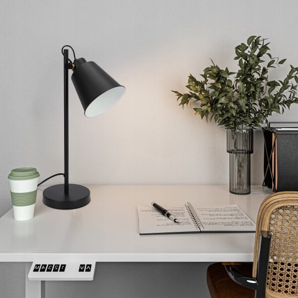 Lampada da tavolo 1xE27/40W/230V nera