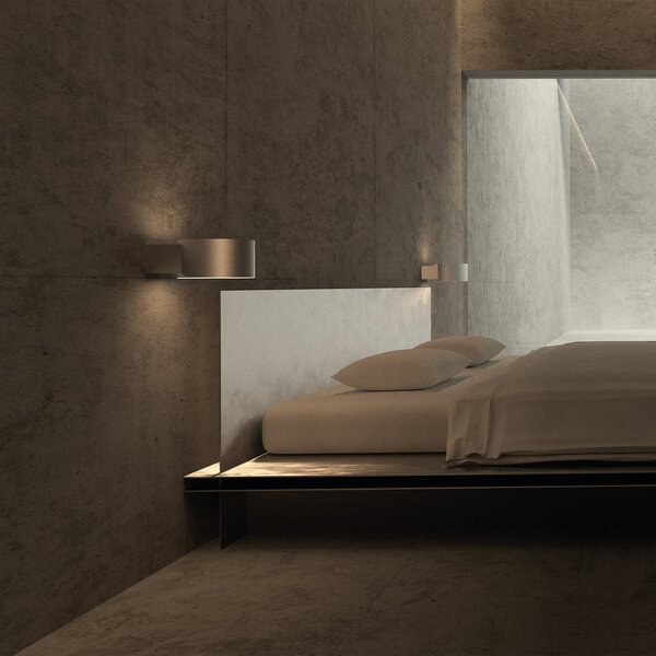 Applique da parete PURE, PURE Clipse, dimmerabile, Bronzo / Ottone anticato, Soggiorno, Alluminio, Moderno
