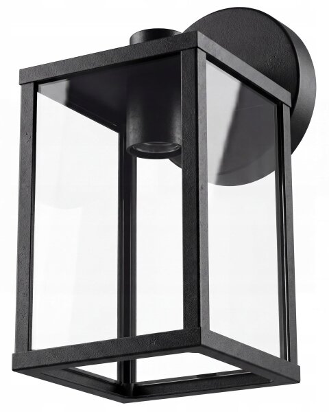 Lampada da parete esterna 1xE27/25W/230V IP54 nera