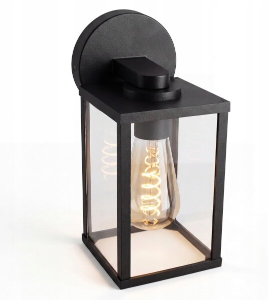 Lampada da parete esterna 1xE27/25W/230V IP54 nera