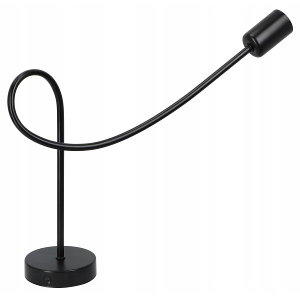 Lampada da parete 1xE27/20W/230V nera