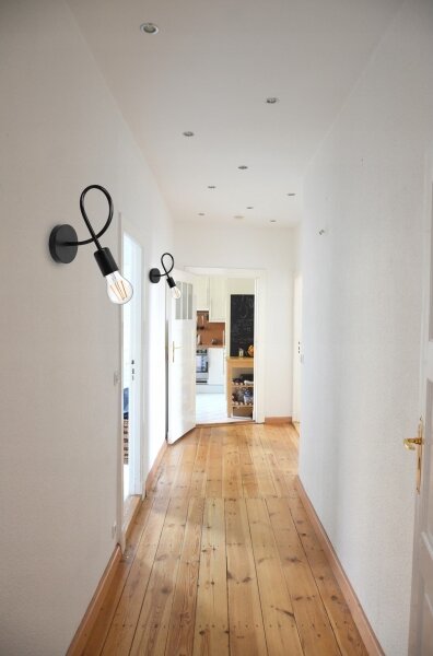 Lampada da parete 1xE27/20W/230V nera