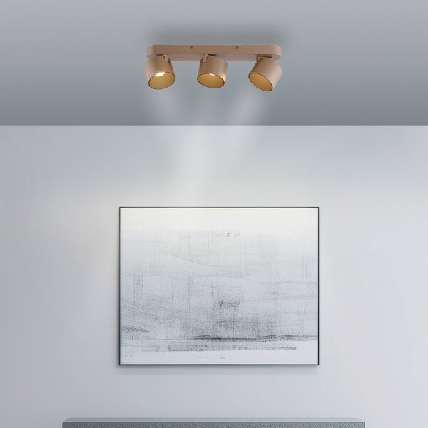 Plafoniera PURE, Cup, dimmerabile, Bronzo / Ottone anticato, Soggiorno, Metallo, Moderno