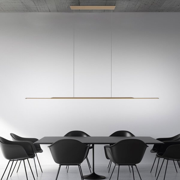 Lampada a sospensione PURE, Surface, dimmerabile, Bronzo / Ottone anticato, Soggiorno, Alluminio, Moderno
