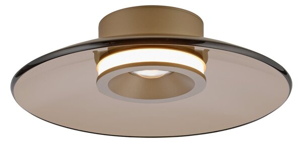 Plafoniera PURE, PURE Moon, dimmerabile, Bronzo / Ottone anticato, Soggiorno, Vetro, Moderno