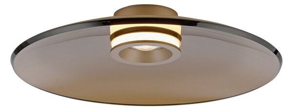Plafoniera PURE, PURE Moon, dimmerabile, Bronzo / Ottone anticato, Soggiorno, Vetro, Moderno