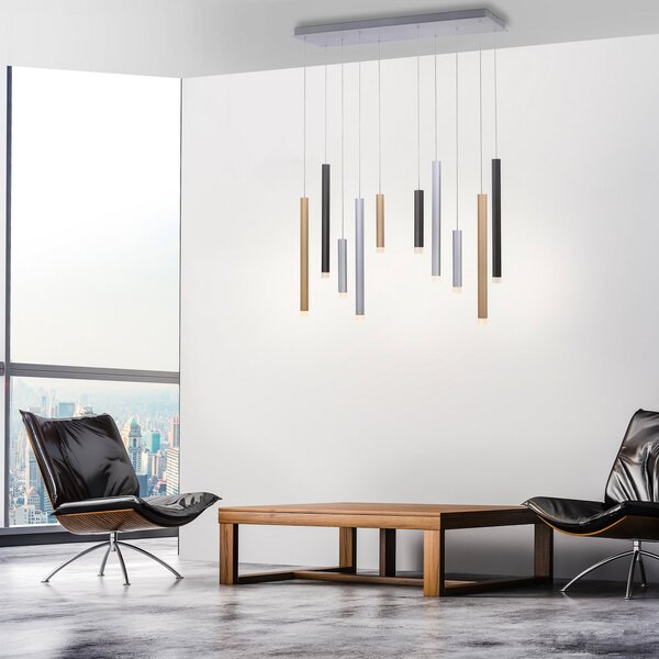Lampada a sospensione PURE, Gemin, dimmerabile, Soggiorno, Metallo, Moderno