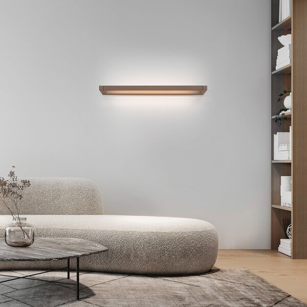 Applique da parete PURE, Puro, dimmerabile, Bronzo / Ottone anticato, Soggiorno, Alluminio, Moderno