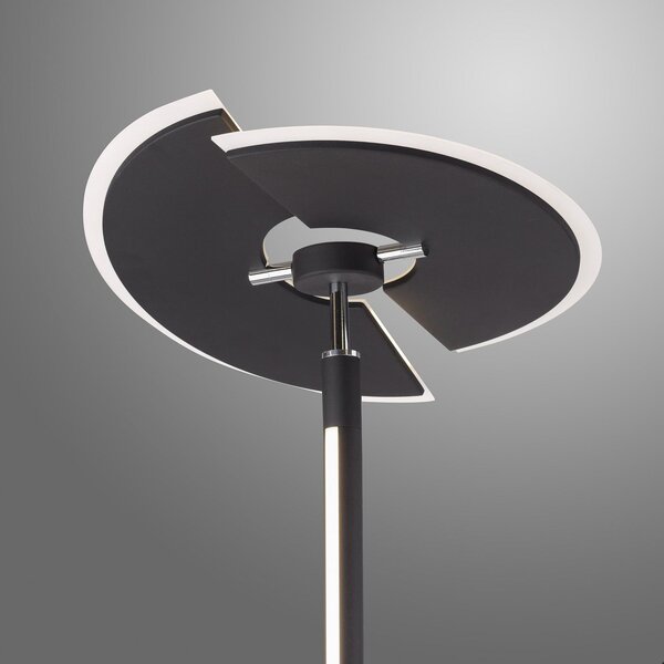 Lampada da terra PURE, PURE Mutil, dimmerabile, Nero, Soggiorno, Metallo, Moderno