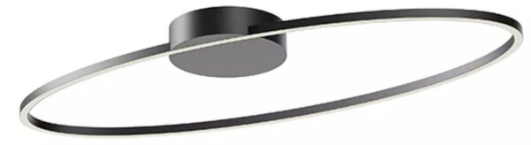 Plafoniera moderna redo group leo 01 3335 01 3298 led cct nero bianco dimmerabile alluminio - Redo Group