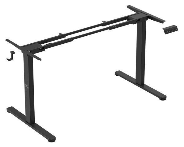 MARK ADLER Xeno 4.5 Nero | Supporto da scrivania regolabile in altezza Supporto da scrivania regolabile elettrico | Supporto gambe regolabile | Nero