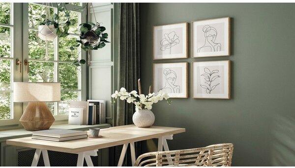 Quadri in set di 4 pezzi 30x30 cm - knor
