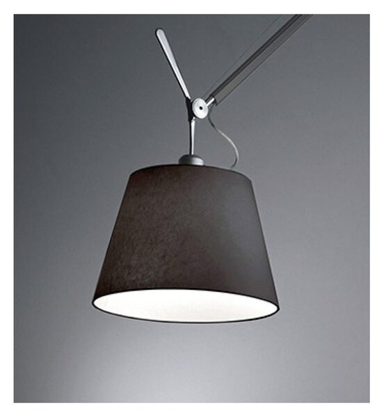 Artemide diffusore in tessuto nero 32 per Tolomeo mega